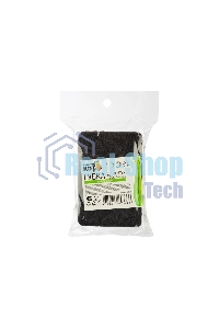 Губка для мытья посуды двухслойная прямоугольная KS-08 черный (107567)