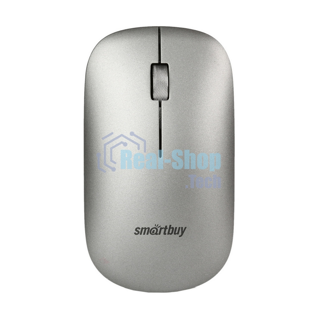 Комплект клавиатура+мышь Smartbuy 233375AG беспроводной, USB, 1600 DPI, серебристый