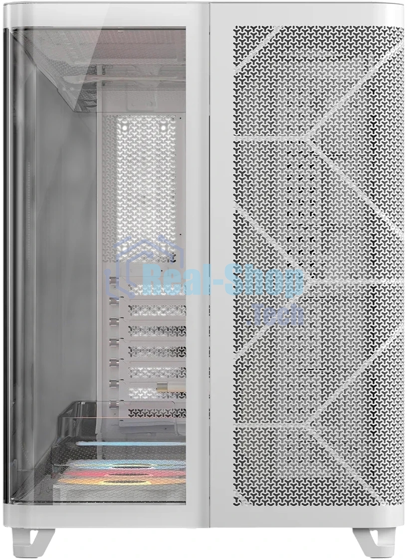 Корпус Corsair Air 5400 RS-R ARGB White, Midi-Tower, белый, 3 x 120 мм