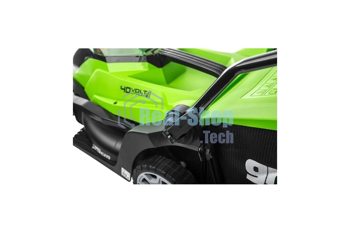 Газонокосилка аккумуляторная GreenWorks G40LM35, 40V, 35 см, без АКБ и ЗУ