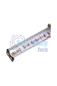 Рулетка Denzel 8м х 25мм, двухкомп. корпус, магнитный обрезиненный зацеп