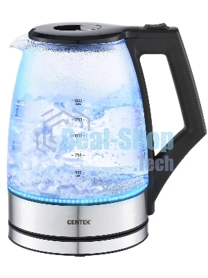 Чайник электрический Centek CT-0014 черный, 1.8л, 2200 Вт