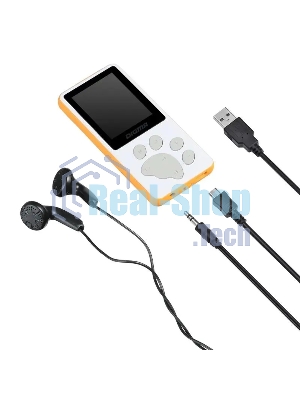 Плеер Hi-Fi Flash Digma S4 8Gb белый/оранжевый/1.8