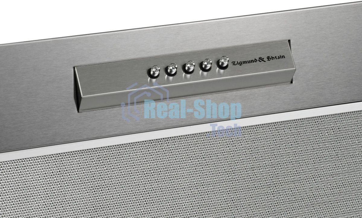 Вытяжка встраиваемая Zigmund & Shtain K 012.5 S серебристый, 52 см, 1010 куб. м/ч, 72 дБ