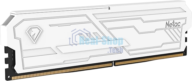 Оперативная память Netac Shadow III, DDR4, 16GB (1x16GB), 3200 MHz, CL16, с радиатором, белый