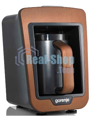Кофеварка Gorenje ATCM730T медный/черный, исп. кофе - молотый, 0.27 л, 730 Вт.