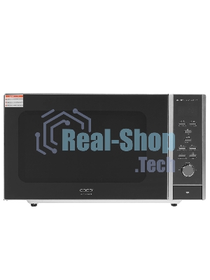 Микроволновая печь CASO MCG 30 Ceramic Chef серебристый, 30 л, 900 Вт, переключатели - кнопки, поворотный механизм