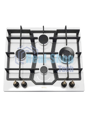 Газовая варочная поверхность Korting HG 631 CTRI, 4 конфорки, эмалированный металл, 8300 Вт