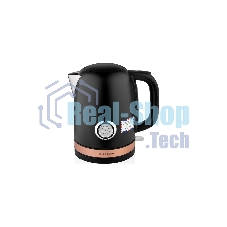 Чайник электрический BRAYER BR1005BK 2200Вт.1,7 л, STRIX, сталь окраш, термометр, черный