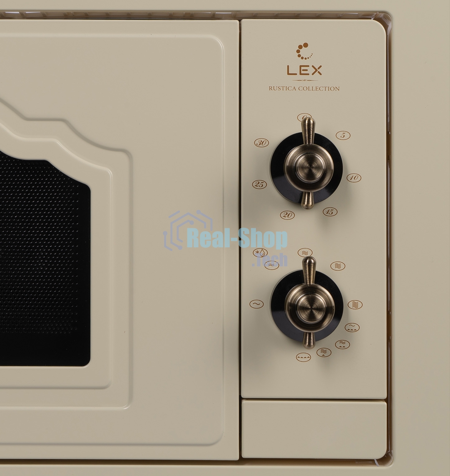 Микроволновая печь встраиваемая Lex BIMO 20.04 IV слоновая кость, 20 л, 700 Вт, переключатели - поворотный механизм