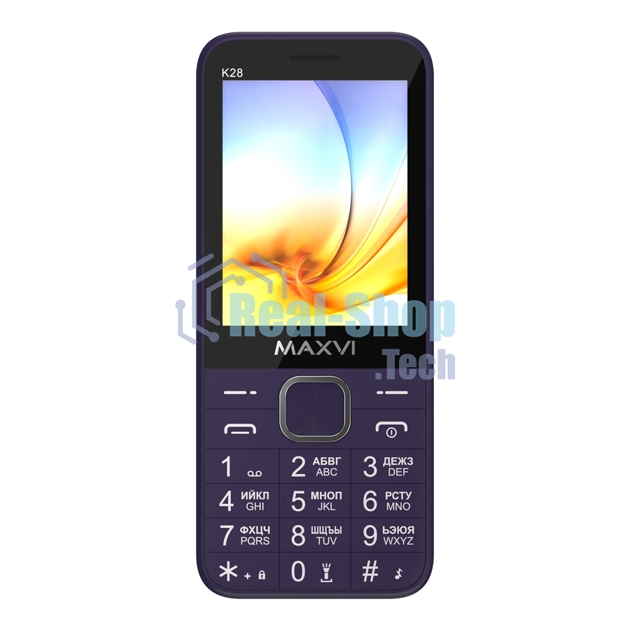 Мобильный телефон Maxvi K28 32/32Mb фиолетовый