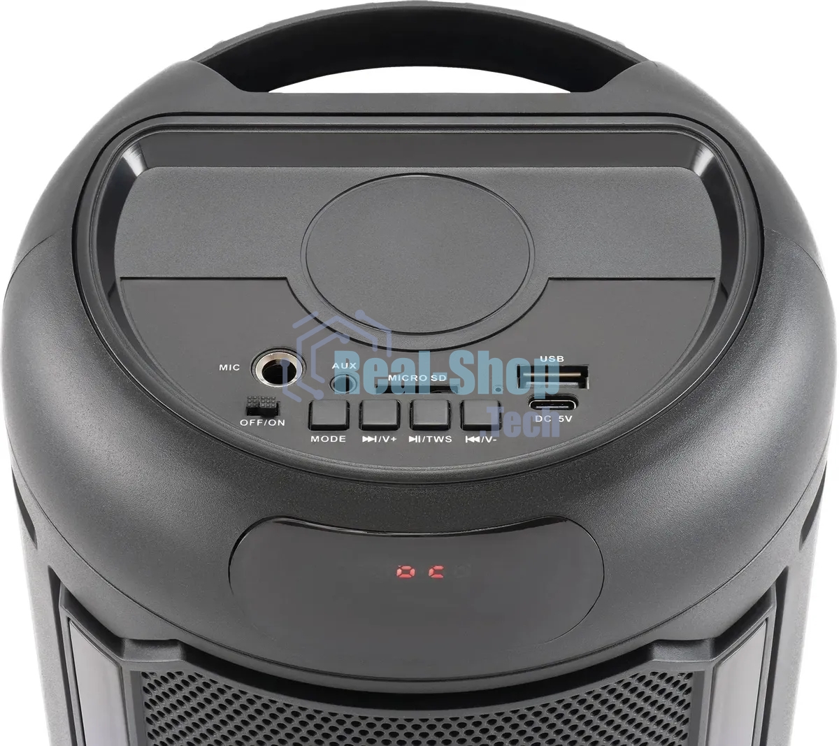 Минисистема Hyundai H-MC1221 черный 15Вт FM USB BT SD/MMC