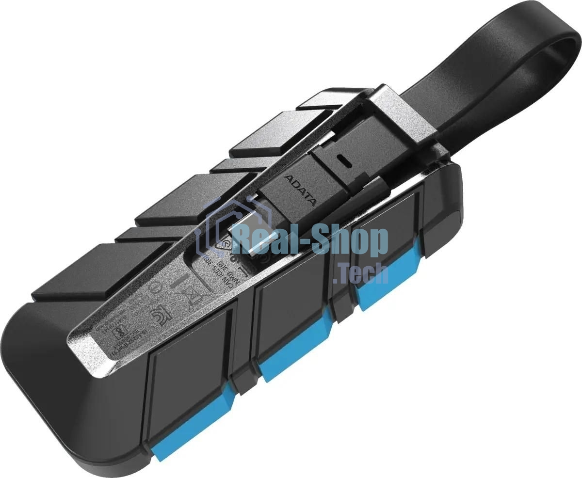 Внешний SSD ADATA SC740, 2TB, USB 3.2 Gen 2 Type-C, R/W 1050/1000, синий