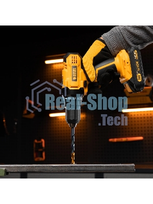 Сверло по металлу Denzel 8 мм, HSS-Tin, Golden Tip, 8 шт.