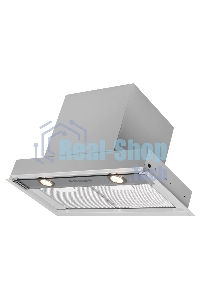 Вытяжка встраиваемая Kuppersberg Francesca 60, ширина 60 см, отвод/рециркуляция, 850 м3/час, электронное кнопочное управление, 3 скорости, светодиодное освещение 2х3,5 Вт, металлический жироулавливающий фильтр, 62 дБ, стальной