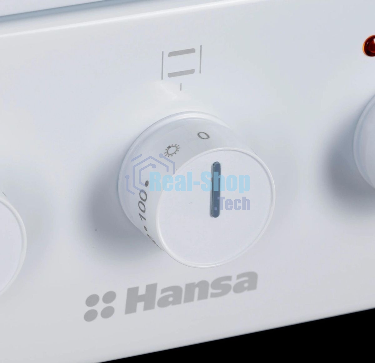 Плита электрическая Hansa FCEW53000 белый, конфорок 4 шт, духовка 68 л, 50 см x 85 см x 60 см