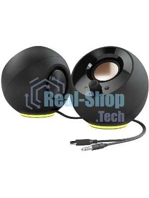 Колонки Creative Pebble SE чёрный, 2.0, 4.4 Вт, AUX