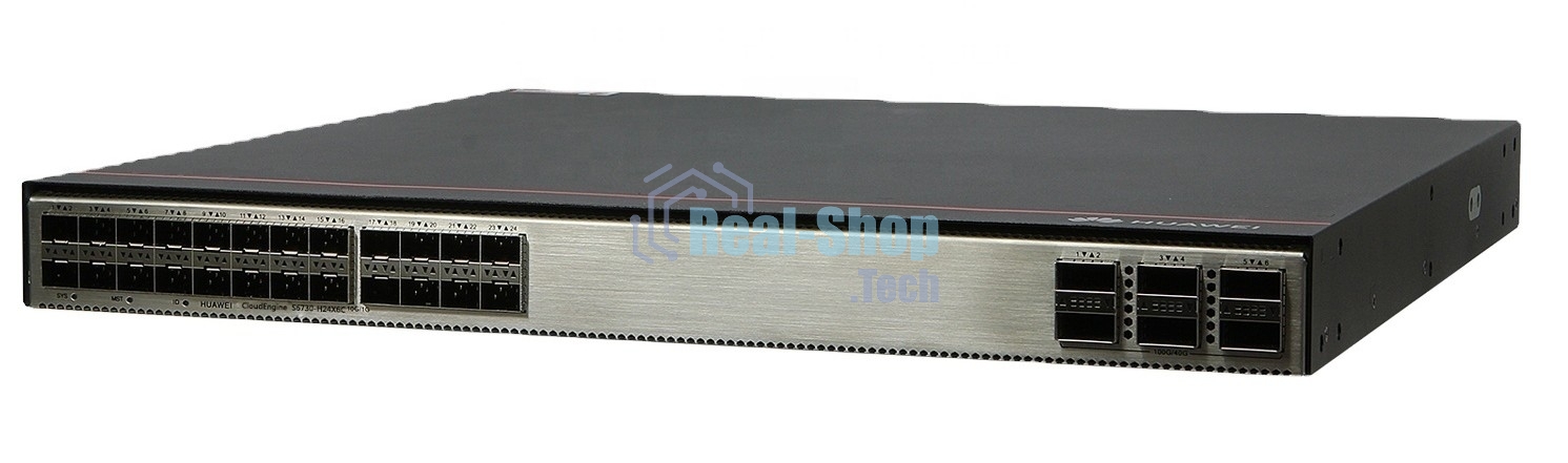 Коммутатор Huawei 24SFP+ 6QSFP+ S6730-H24X6C
