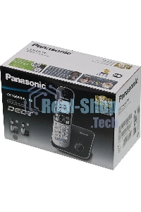 Телефон беспроводной (DECT) Panasonic KX-TG6811RUM (серебристый) Беспроводной DECT,40 мелодий,телефонный справочник 120 зап.