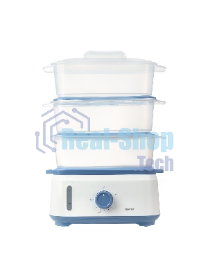 Пароварка Centek CT-1462 белый, 9 л, ярусы - 3, 1050 Вт, механическое