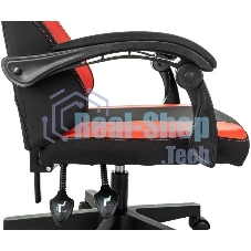 Кресло игровое Zombie Rudger черный/красный