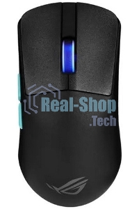 Мышь беспроводная/проводная ASUS ROG Harpe Ace Aim Lab Edition черный, 36000 dpi, радиоканал, Bluetooth, USB, кнопки - 5