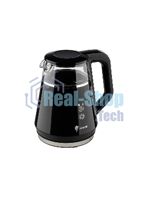 Чайник электрический LEONORD LE-1534 1 л, 1100 Вт, пластик/стекло, черный