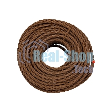 Провод ретро Bironi B1-435-72-50 3х2.5 матовый коричневый (уп. 50 м)