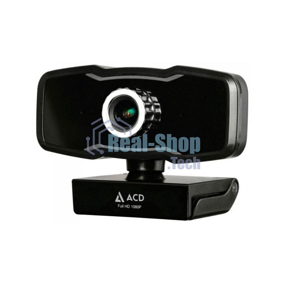 Веб-камера ACD-Vision UC500 CMOS 2МПикс, 1920x1080p, 30к/с, микрофон встр., USB 2.0, универс. крепление, черный корп. RTL