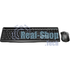 Комплект клавиатура + мышь Оклик S275W клав:черный мышь:черный USB беспроводная slim Multimedia (1993113)