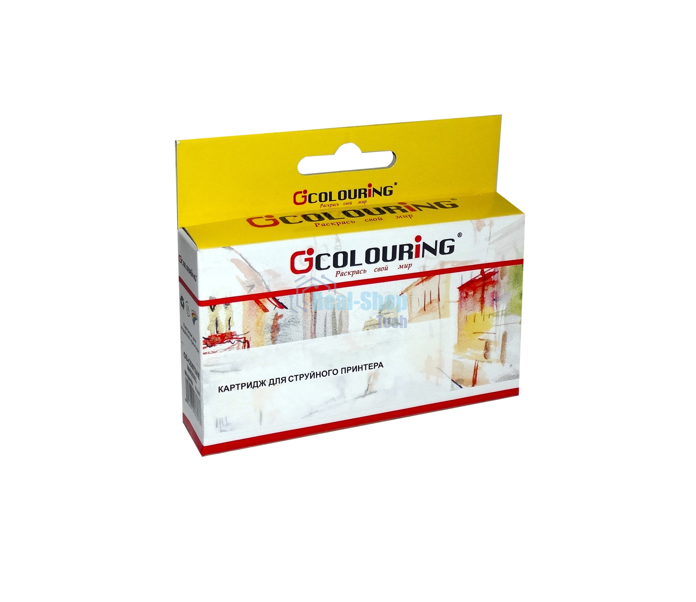 Картридж струйный Colouring CG-48440 Yellow водный для принтеров Epson Stylus Photo R200/R300/RX500