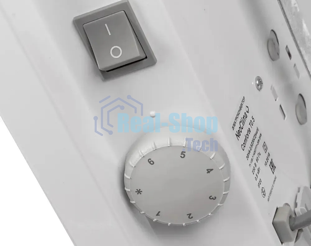 Конвектор электрический Neoclima Comforte T 0.5 белый, 500 Вт, 10 м2, термостат