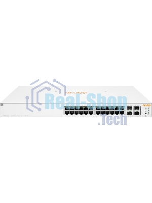 Коммутатор HPE JL684B Aruba Instant On 1930 24G Class4 PoE 4SFP/SFP+ 370W