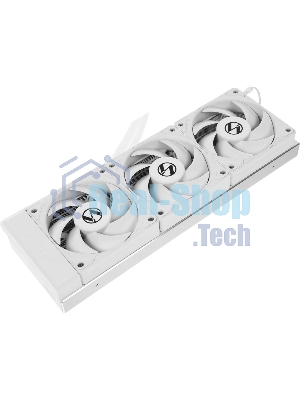 Система жидкостного охлаждения Lian-Li HydroShift LCD 360S Soc-AM5/AM4/1700 белый 4-pin 29.8dB Al+Cu LCD 330W Ret (G89.GHSLCD36SW.R0)