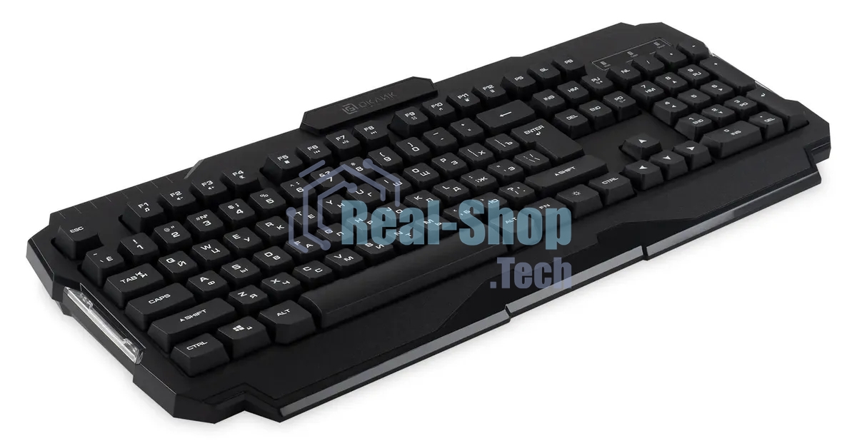 Клавиатура проводная Oklick 757G HW2, USB, черный
