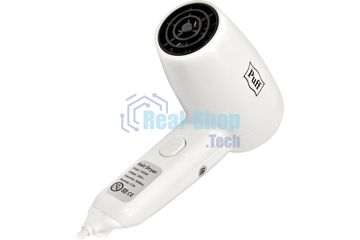 Фен Puff 1300 1300Вт белый