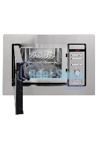 Микроволновая печь встраиваемая Hansa AMM20BEIH нержавеющая сталь, 20 л, 800 Вт, переключатели - кнопки/поворотный механизм