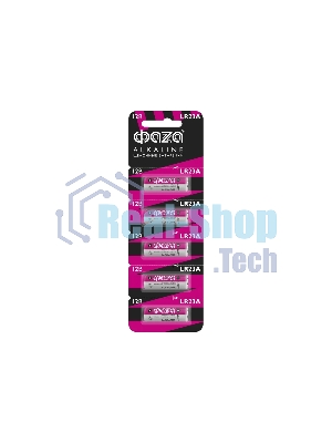 Элемент питания алкалиновый LR23A 12В для пультов сигнализаций Alkaline BL-5 (уп.5шт) ФАZА 5003248