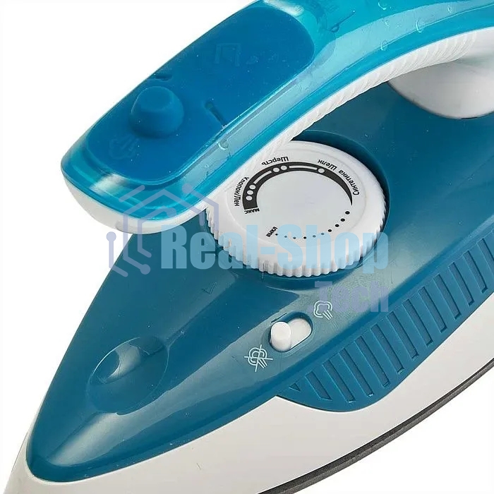 Утюг DELTA DL-430Т белый с синим