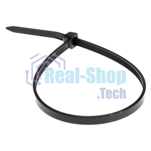 Хомут-стяжка кабельная нейлоновая Rexant 100 x2,5 мм, черная, упаковка 100 шт.