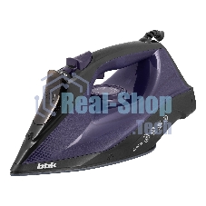 Утюг BBK ISE-2413 (B/V) черный/фиолетовый, 2400 Вт, 40 г/мин, 140 г/мин, 450 мл