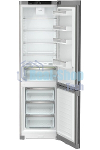 Холодильник Liebherr CNsff 5703 серебристый двухкамерный 266/94л морозилка снизу, капельная система