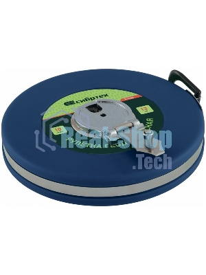 Рулетка геодезическая Сибртех 30 м х 13 мм, закрытый корпус, фиберглассовая лента