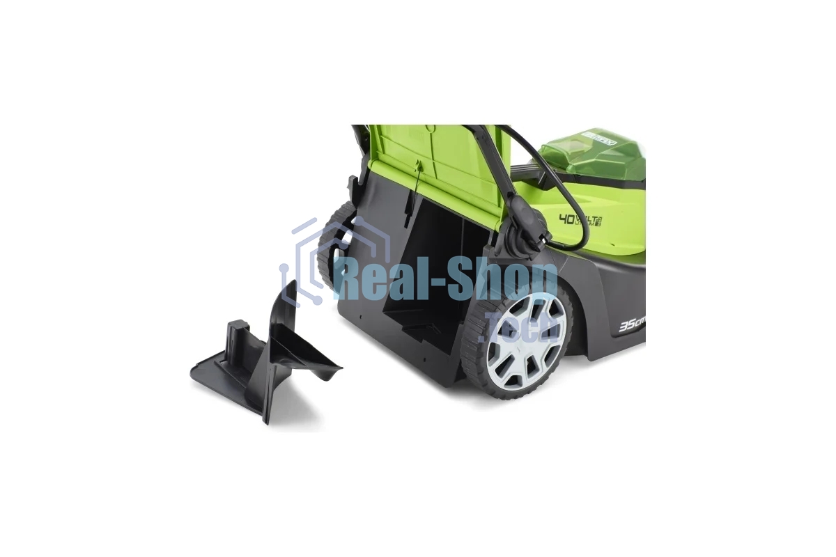 Газонокосилка аккумуляторная GreenWorks G40LM35, 40V, 35 см, без АКБ и ЗУ