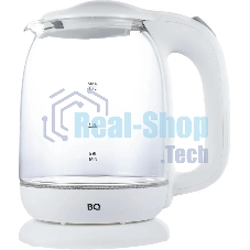 Чайник электрический BQ KT1830G, 2200Вт, 1.7л, белый