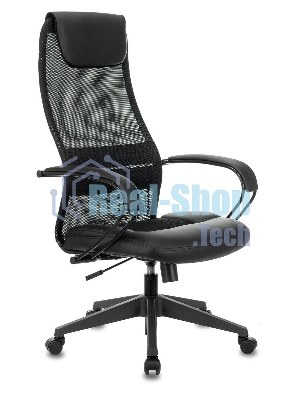 Кресло Бюрократ CH-608/BLACK TW-01 TW-11 черный, экокожа