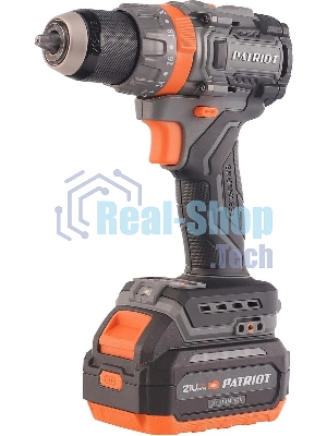 Дрель-шуруповерт Patriot BR 214UES, 21 В, 4 Ач, 85 Нм, бесщеточный