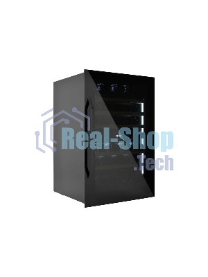 Винный шкаф встраиваемый ZÜGEL ZCWI570DB черный, 145 л, 2 отсека, 57 бут.