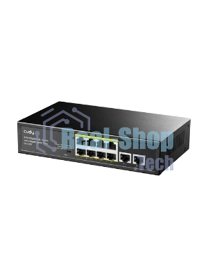 Коммутатор Cudy GS1010P, 8×1 Гбит/с, 2×1 Гбит/с