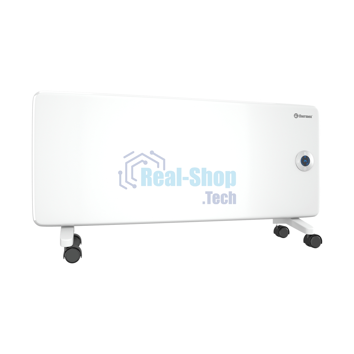 Конвектор Thermex Frame 2000E белый, 2000 Вт, 25 м2, термостат, дисплей